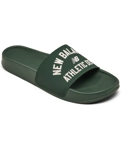New Balance Men's 200 Slide Sandals From Finish Line In Green