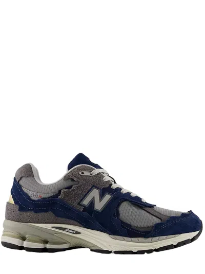 New Balance M2002d Suede Mesh Sneakers In Blue