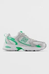 New Balance Men's 530 Sneaker In Silver Metallic/green App, Men's At Urban Outfitters