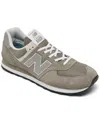 New Balance Gray 574 Core Sneakers In Gray