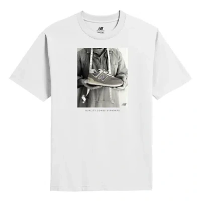 New Balance Men's 574 Photoreal T-shirt In Gray