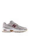 New Balance Mens Monarch Burgundy 740 V2 Mesh Low-top Trainers In Gray