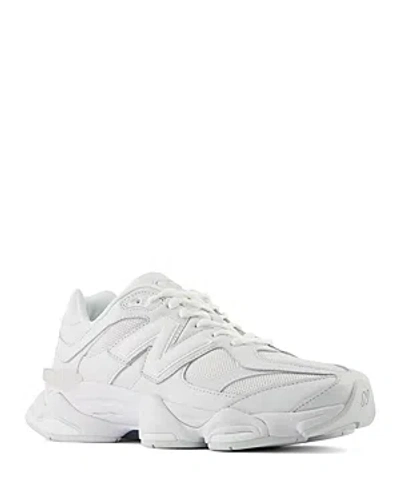 New Balance Men's 9060 Lace Up Sneakers In White