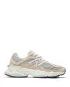 New Balance Beige Suede Leather And Fabric 9060 Sneakers In Incense