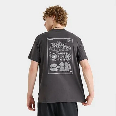 New Balance Men's 9060 Sketch Graphic T-shirt In Black