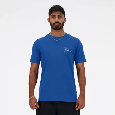 New Balance Men's 9060 Sketch T-shirt In Blue