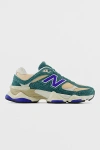 New Balance Men's 9060 Sneaker In New Spruce With Peach Blossom And Team Royal, Men's At Urban Outfitters In New Spruce/peach Blossom/team Royal