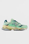 New Balance 9060 Mesh-panelled Chunky Sneakers In Green