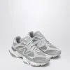 New Balance 9060 Grey Sneaker With Side Logo And Chunky Sole In Suede Unisex In Gray