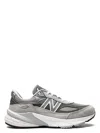 New Balance Grey Low Top Sneakers With Logo Detail In Suede And Tech Fabric Man In Grey