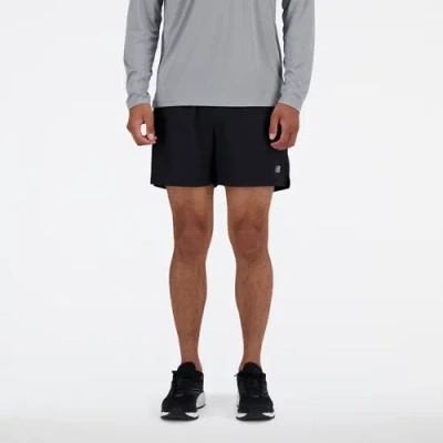 New Balance Men's Ac Lined Short 5" In Black