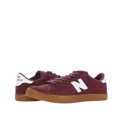 New Balance Men's Am210 Skate Shoes In Byg Burgundy In Brown