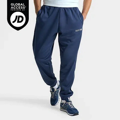 New Balance Men's Apres Track Pants In Blue