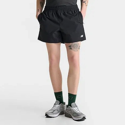 New Balance Men's Athletics 5" Woven Shorts In Black