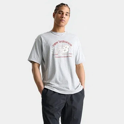 New Balance Men's Athletics Festival T-shirt In Athletic Grey