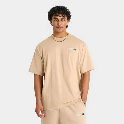 New Balance Men's Athletics Flying Nb Logo T-shirt In Incense