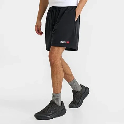 New Balance Men's Athletics French Terry Shorts In Black