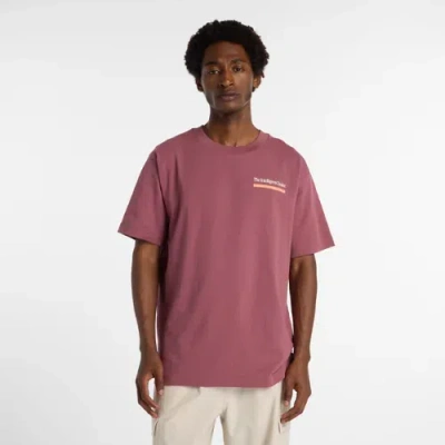 New Balance Men's Athletics Intelligent Choice T-shirt In Purple