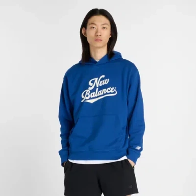 New Balance Men's Athletics Legacy Hoodie In Blue