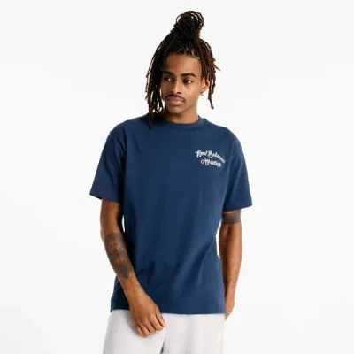 New Balance Athletics Embroidery T-shirt In Blue