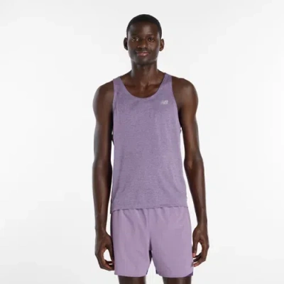 New Balance Men's Athletics Singlet In Purple