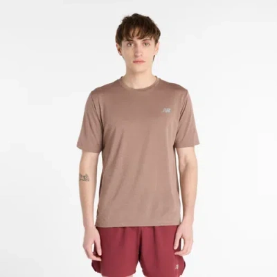 New Balance Men's Athletics T-shirt In Brown