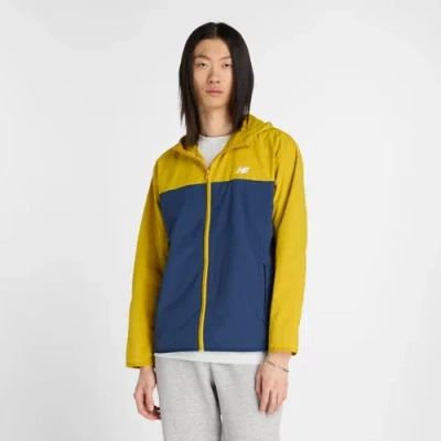 New Balance Men's Athletics Woven Jacket In Yellow