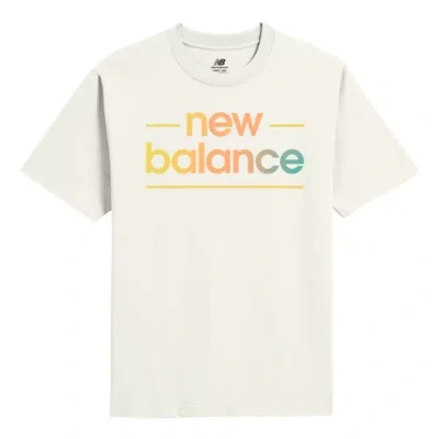 New Balance Men's Bright Speed T-shirt In Seasalt/multi
