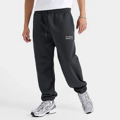 New Balance Men's Copper Fleece Jogger Pants In Black