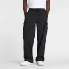 New Balance Icon Straight Leg Twill Pants In Black