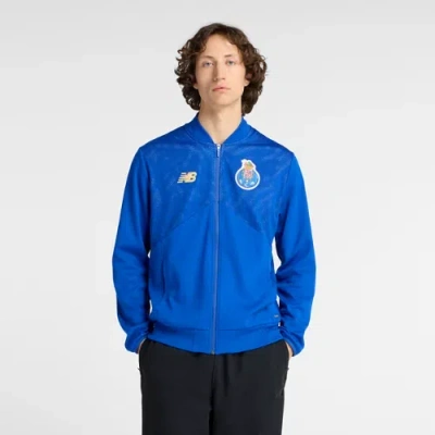 New Balance Men's Fc Porto Match Jacket In Blue