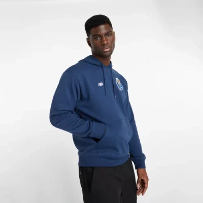 New Balance Men's Fc Porto Terry Hoodie In Blue