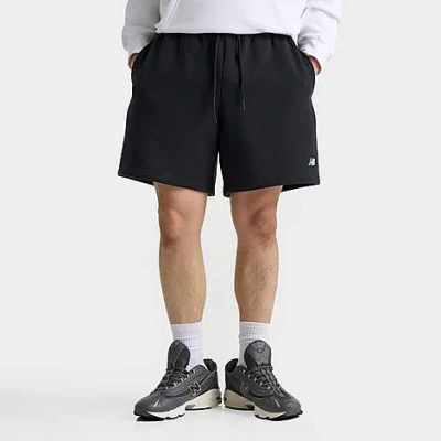 New Balance Men's Fleece Shorts In Black