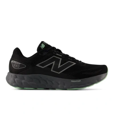 New Balance Men's Fresh Foam 680v8 Waterproof Running Shoes In Black