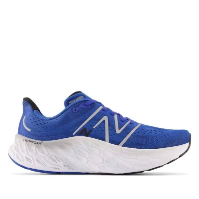 New Balance Men's Fresh Foam More V4 Running Shoes - 2e/wide Width In Cobalt With Black In Blue