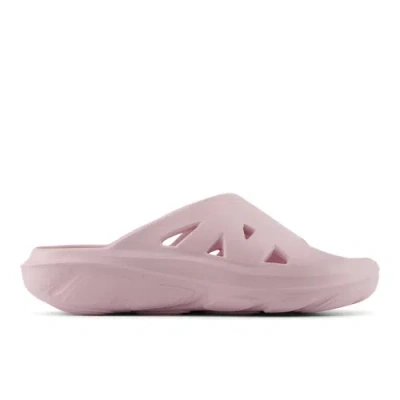 New Balance Unisex Fresh Foam Rcvry Slide Running Shoes In Pink/beige
