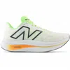 New Balance Men's Fuelcell Supercomp Trainer V2 Shoes In White/bleached Lime Glo/hot Mango In Multi