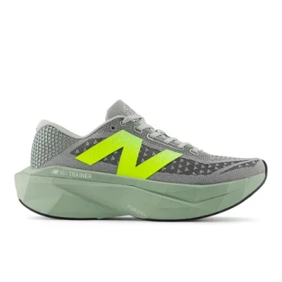 New Balance Fuelcell Supercomp Trainer V3 Gray Green Ss26