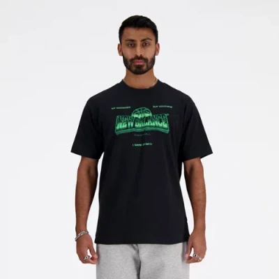 New Balance Men's Game Start Graphic T-shirt In Black
