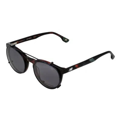 New Balance Brown Men Glasses Frame In Black