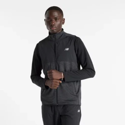 New Balance Men's Heat Grid Vest In Black