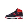 New Balance Bb650rbr High-top Sneakers In Black/red