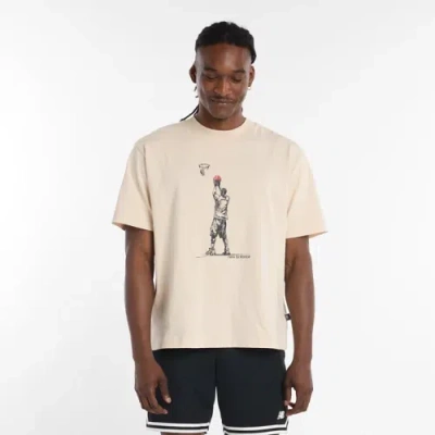 New Balance Men's Hoops Player Graphic T-shirt In Neutral