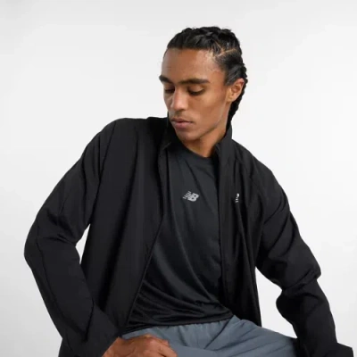 New Balance Men's Jacquard T-shirt In Black