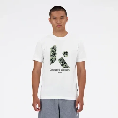 New Balance Men's Klutch Community Roots T-shirt In White
