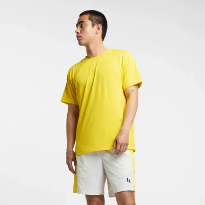 New Balance Men's Klutch Men's Mesh Performance T-shirt In Yellow
