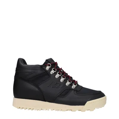 New Balance Men's Leather Ankle Boots Black