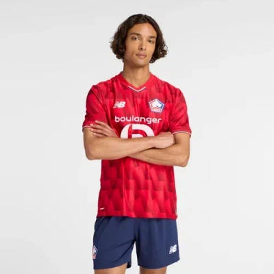 New Balance Men's Lille Losc Home Elite Jersey In Red