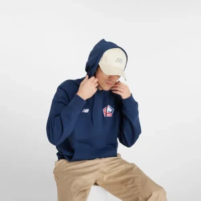 New Balance Men's Lille Losc Terry Hoodie In Blue
