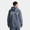 New Balance Men's Linear Graphic Fleece Hoodie In Graphite